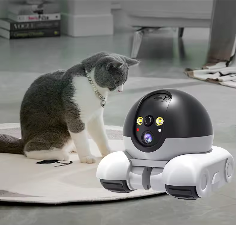 Smart Home Camera Ezviz - ワイヤレスデュアルレンズロボットカメラ 1080P HD PTZ IPカメラ デュアルスクリーンディスプレイ