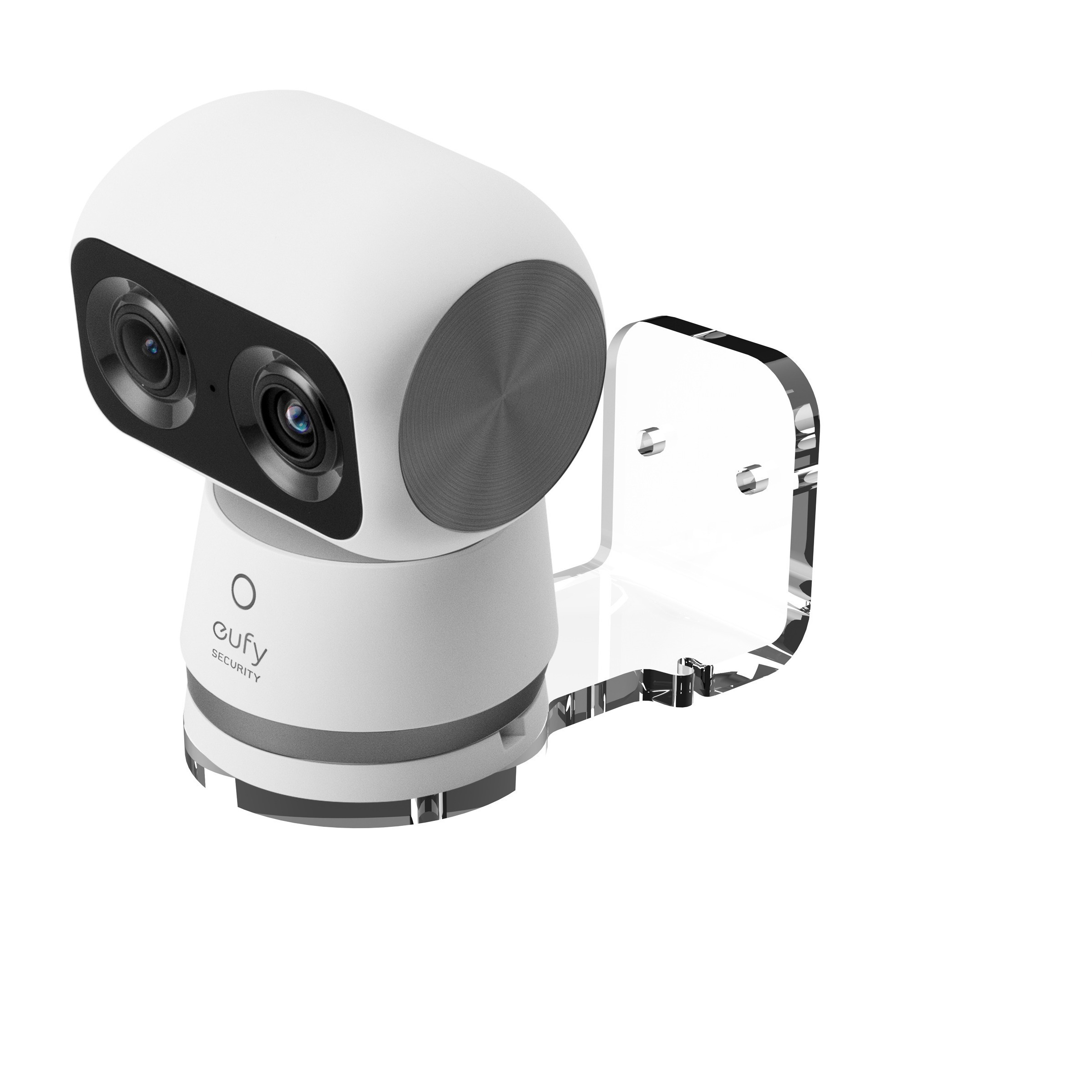 Eufy Camera E220 - アクリルブラケットはEufy S350監視カメラブラケット、壁掛けベースブラケット、壁用ステッカー/穴あけに適しています。