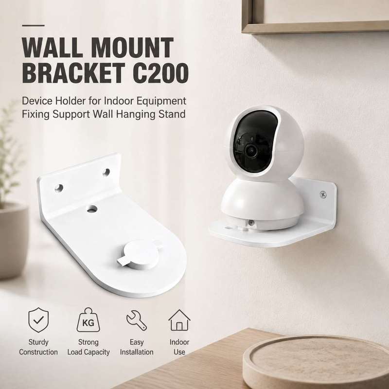 Eufy Camera E220 - 壁掛けブラケット C200 デバイスホルダー 室内機器固定サポート 壁掛けスタンド