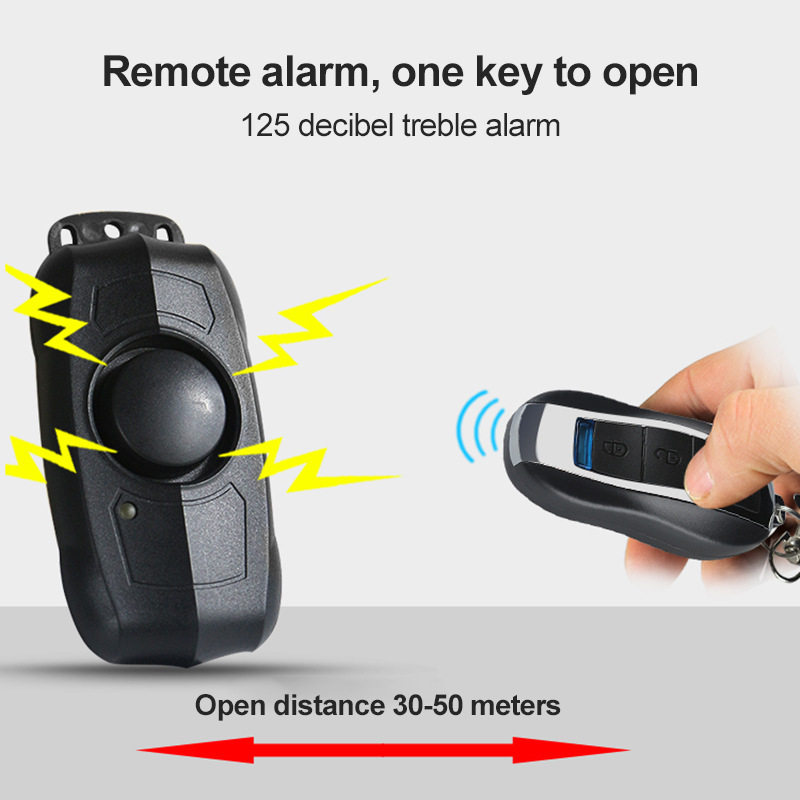 オートバイ自転車盗難防止アラームリモコン充電振動検出器ワイヤ - Wireless Door Sensor のレビューと価格
