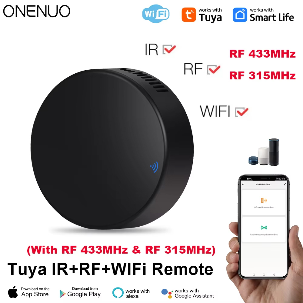 Tuya WiFi RF IR リモコン 433MHz/31 - Universal Remote Smart Home のレビューと価格