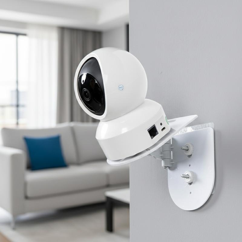 壁掛け式L字型PTZカメラブラケット、接着ベース付き、穴あけ - Eufy Camera E220 のレビューと価格