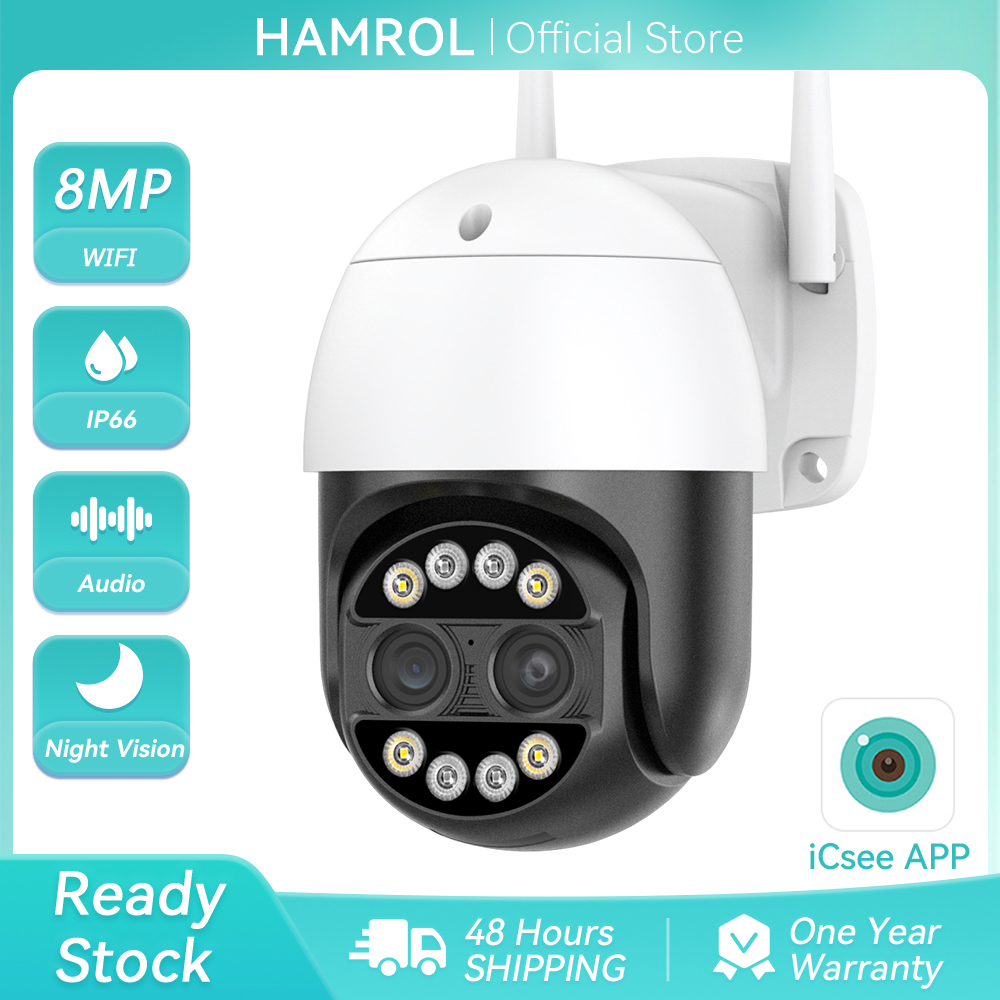 8MP PTZ WIFIカメラ デュアルレンズ 8倍ズーム  - Smart Home Camera Ezviz のレビューと価格