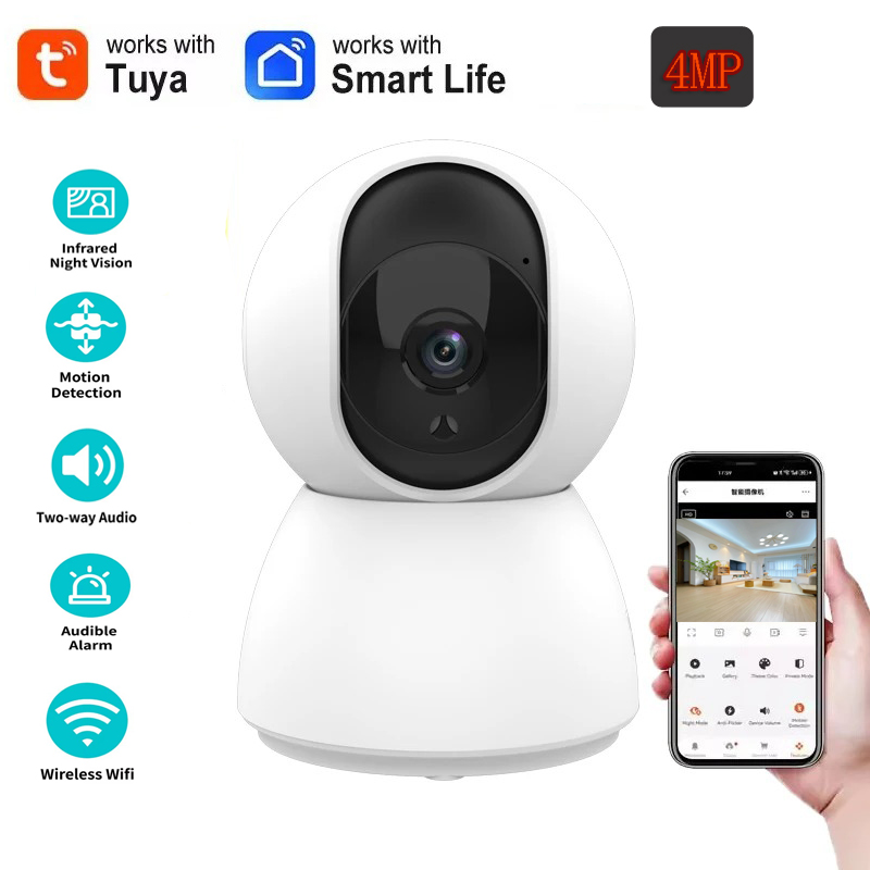 Taya 4MP Wi-Fi対応HDカメラ。スマートホーム、 - Smart Home Video のレビューと価格