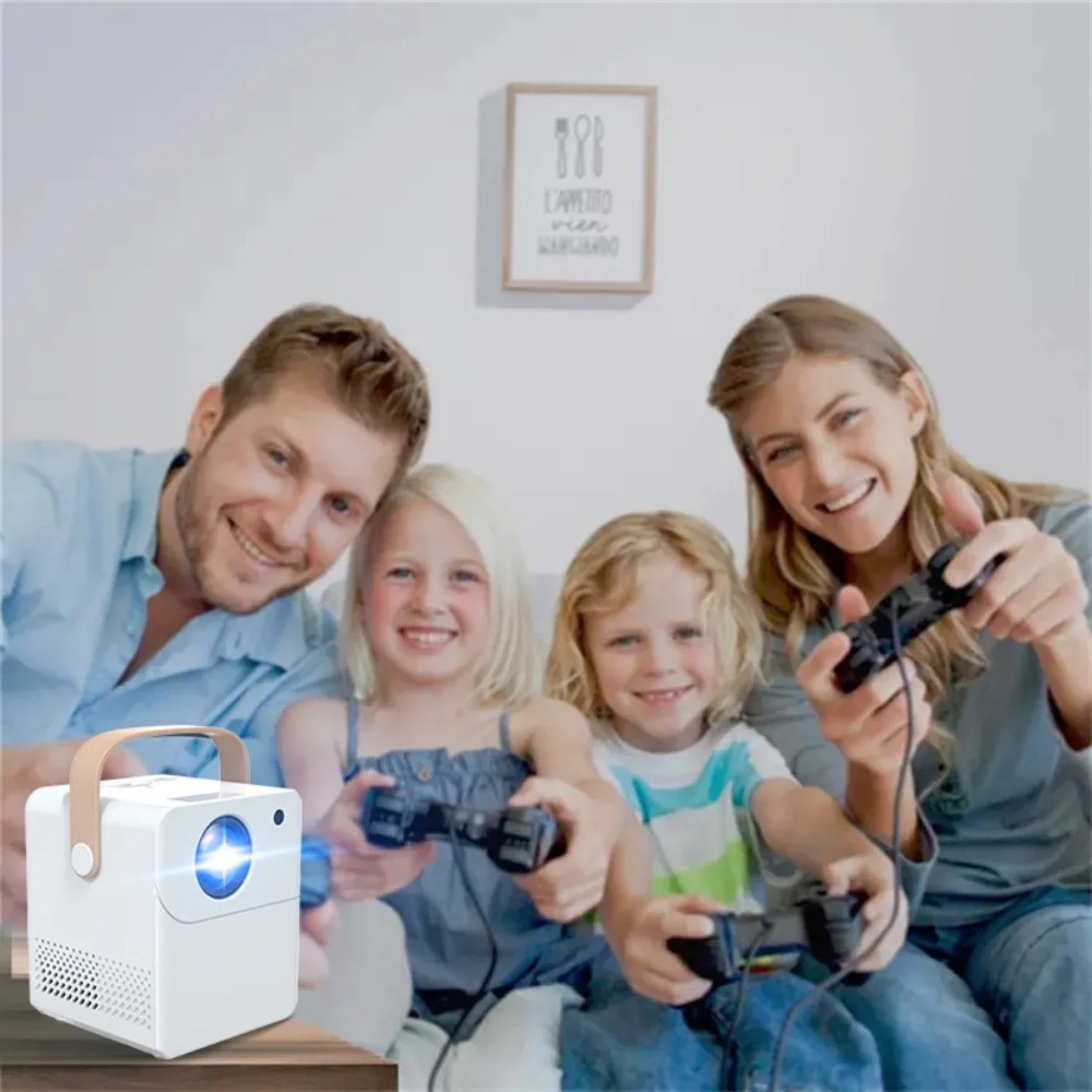 ポータブルスマート 4K プロジェクターミニホームシアター  - Smart Home Video のレビューと価格