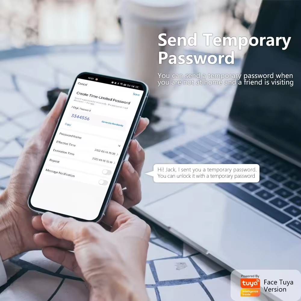 スマート電子ドアロックパスワード自動生体認証指紋ロックホーム - Smart Home Door Lock のレビューと価格